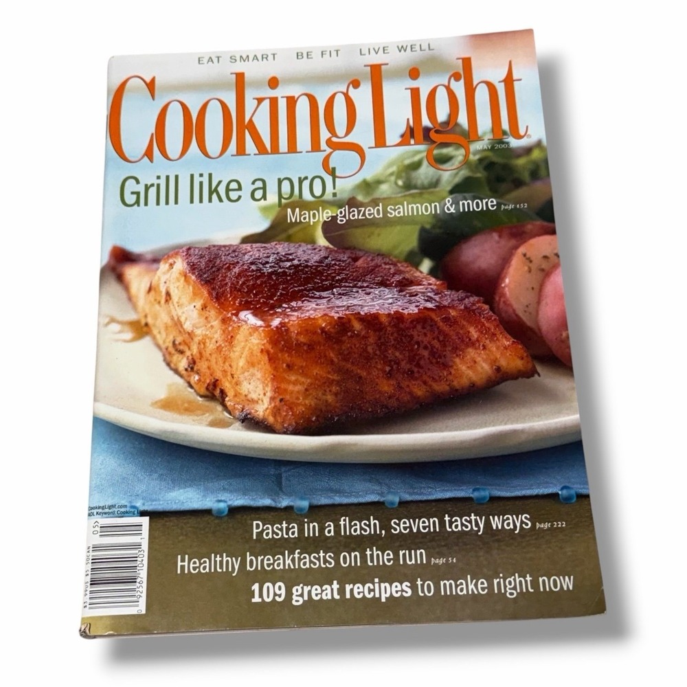 Cooking Light Magazine May 2003 Issue Grill Like a Pro Recipes